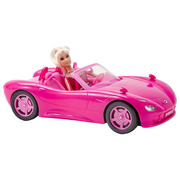 Lalki dla dziewczynek - ONE TWO FUN - Zestaw auto kabriolet z lalką - miniaturka - grafika 1