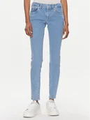 Spodnie damskie - Tommy Jeans Jeansy Sophie Lw Skn Cg4239 DW0DW17148 Niebieski Skinny Fit - miniaturka - grafika 1