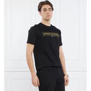 Koszulki męskie - Armani Exchange T-shirt | Regular Fit - grafika 1