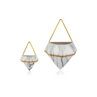 Komplet doniczek ściennych Semela Gold - Donice - miniaturka - grafika 2