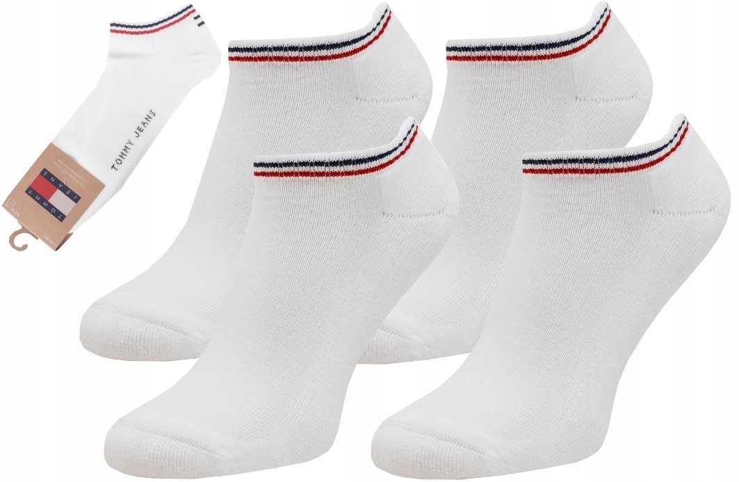 Tommy Hilfiger Skarpetki Stopki 2p Białe R.35-38