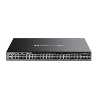 TP-Link Omada SG6654XHP Zarządzany L3 Gigabit Ethernet (10/100/1000) Obsługa PoE 1U Czarny - Switche - miniaturka - grafika 1