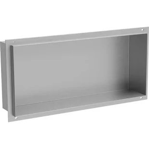 Mexen X-Wall-NR półka wnękowa bez kołnierza 45 x 20 cm, inox - Półki łazienkowe - miniaturka - grafika 1
