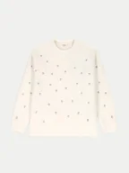 Swetry dla chłopców - Coccodrillo Sweter ZC4172102EPG Écru Regular Fit - miniaturka - grafika 1
