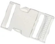 Pasmanteria - kufer-pasmanteria.pl Klamra plastikowa 25 mm ( 1 szt ) Biała CC6D-13054_20220405183603 - miniaturka - grafika 1