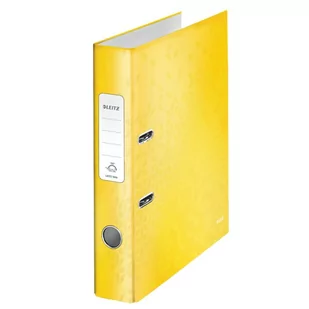 Leitz Segregator z mechanizmem WOW 180_, A450mm, żółty 10060016 4002432120444 - Segregatory - miniaturka - grafika 1