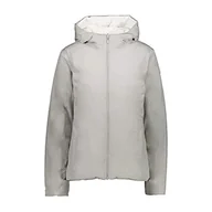 Kurtki damskie - CMP Damska kurtka Piumino dwustronna Dupont Sorona Con Cappuccio Gesso 40 30K3606 - miniaturka - grafika 1