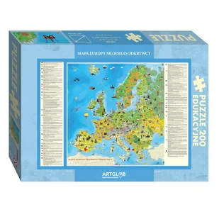 Puzzle edukacyjne 200 Europa Młodego Odkrywcy - Puzzle - miniaturka - grafika 1