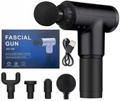 Masażery - Urządzenie do masażu mocny masażer, czarny Massage Gun - miniaturka - grafika 1