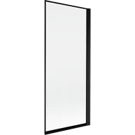 Parawany nawannowe - Mexen Mist parawan nawannowy 1-skrzydłowy prawy 80 x 150 cm, czarna ramka, czarny - 8A9-080-001-70-70-P - miniaturka - grafika 1