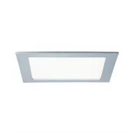 Lampy sufitowe - Paulmann LED świecą 92078 panel do wbudowania prostokątny 18 W 4000 K, plastik, matowy chrom, 22 x 22 x 0.5 cm 92078 - miniaturka - grafika 1