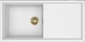 Zlewozmywaki - Zlew ELLECI SINTESI 480 K96 + złoty odpływ - miniaturka - grafika 1