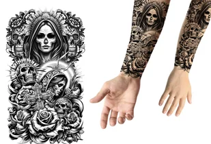 Sztuczny tatuaż Los Muertos - Zabawki kreatywne - miniaturka - grafika 1
