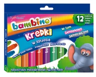 Przybory szkolne - Kredki W Sztyfcie Bambino 12 Kolorów - miniaturka - grafika 1