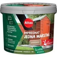 Farby i impregnaty do drewna - Altax Impregnat do drewna ogrodowego JEDNA WARSTWA 9 l Piaskowiec - miniaturka - grafika 1