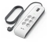 Listwy zasilające - Belkin Listwa zasilająca przeciwprzepięciowa 650J, 6 gniazd BSV604vf2M-V2 - miniaturka - grafika 1