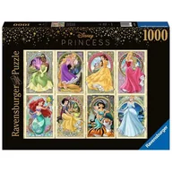 Puzzle - Ravensburger Disney Princess Art Nouveau Princesses 1000 pcs. 165049 - miniaturka - grafika 1