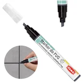 Kredki, ołówki, pastele i pisaki - Marker do fug pisak do renowacji CZARNY ścięty TOMA TO-419 - miniaturka - grafika 1