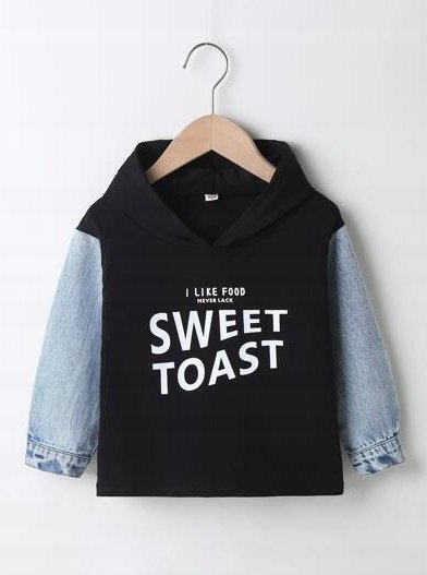 SHEIN CHŁOPIĘCA BLUZA Z KAPTREM NADRUK 120 V3R