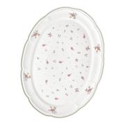 Tace i patery - Biały porcelanowy półmisek Brandani Nonna Rosa - miniaturka - grafika 1