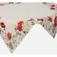 Obrusy i serwetki - Obrus EUROFIRANY Cho 1306 100 x 100 cm Naturalny - miniaturka - grafika 1