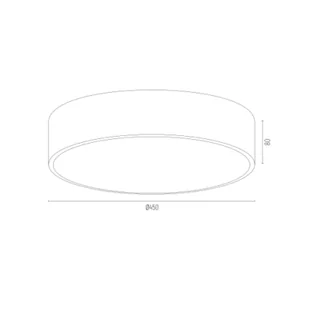 Argon Lampa sufitowa Amore, złote paski, czarny, Ø 45 cm - Lampy sufitowe - miniaturka - grafika 1