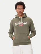 Bluzy męskie - Napapijri Bluza B-Aylmer NP0A4I1D Khaki Regular Fit - miniaturka - grafika 1