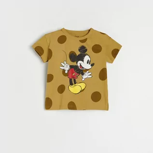 Koszulki dla chłopców - Reserved - T-shirt Mickey Mouse - Brązowy - grafika 1