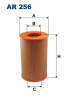Filtry powietrza - Filtron AR 256 FILTR POWIETRZA - miniaturka - grafika 1