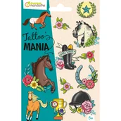 Zabawki kreatywne - Tatuaże zmywalne Jeździectwo - miniaturka - grafika 1