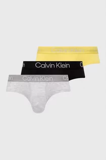 Majtki męskie - Calvin Klein Underwear slipy (3-pack) męskie kolor szary - grafika 1