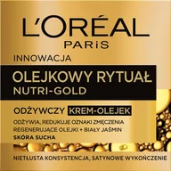 Kremy do twarzy - Loreal Nutri-Gold Nutri-Gold odżywczy krem z mikro-perełkami olejku Nourishing Cream with Micro-beads of Oil 50ml - miniaturka - grafika 1