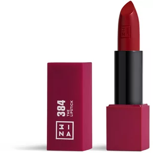 3ina 3ina Makeup  wegański  Cruelty Free  The Lipstick 384  długotrwała pomadka do ust  matowa pomadka do ust o wysokiej pigmentacji  matowana  wino matowe - Szminki - miniaturka - grafika 1