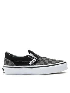 Vans Tenisówki Uy Classic Slip-On VN000ZBUEO01 Czarny - Buty dla dziewczynek - miniaturka - grafika 1