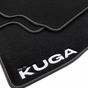 Motos Dywaniki welurowe LOGO do FORD Kuga I 2008-2012 FO27-S4H00990 - Dywaniki samochodowe - miniaturka - grafika 1
