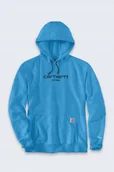 Bluzy męskie - Bluza Carhartt Force Light Logo Engineer Blue - miniaturka - grafika 1