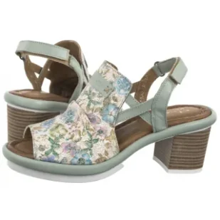 Sandały Zielone Kwiatki 06830-09/00-1 (MA1316-b) Maciejka - Sandały damskie - miniaturka - grafika 1