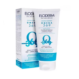 ELODERM Żel do mycia ciała i włosów, 200 ml - Kosmetyki kąpielowe dla dzieci - miniaturka - grafika 1