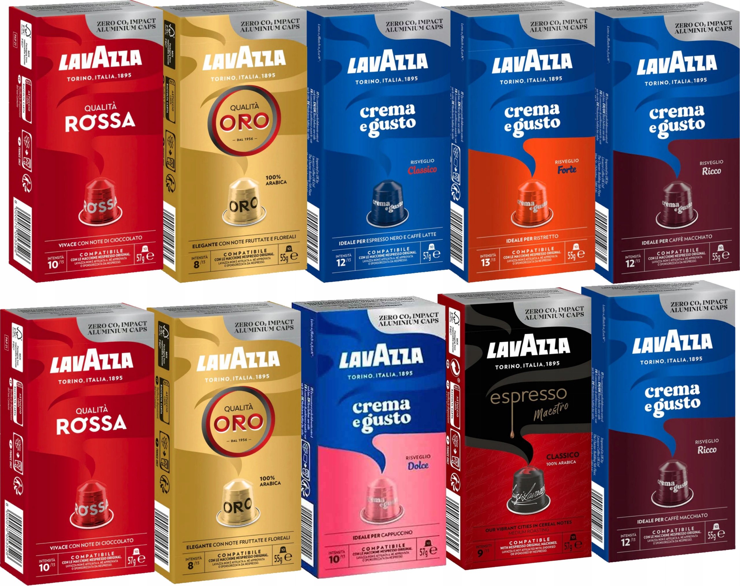 Kapsułki do Nespresso Lavazza Espresso 100 sztuk