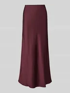 Spódnice - Długa spódnica z satyny z elastycznym pasem model ‘Vicky’ - miniaturka - grafika 1