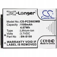 Inne akcesoria do pielęgnacji dzieci - Cameron Sino Philips SCD603 SN-S150 1100mAh 4.07Wh Li-Ion 3.7V Cameron Sino) - miniaturka - grafika 1