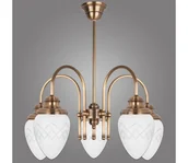 Lampy sufitowe - Kemar RI/5/M - Żyrandol RINAMA 5xE27/60W/230V mosiądz - miniaturka - grafika 1