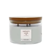 Księgarnia OUTLET - ŚWIECA ZAPACHOWA Z TRZEMA DREWNIANYMI KNOTAMI NW THREE WICK TUMBLER SMOKED VANILLA - miniaturka - grafika 1