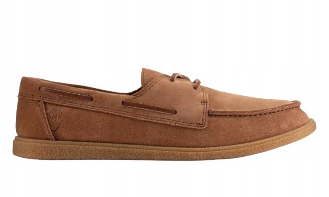 CLARKS MOKASYNY MĘSKIE SKÓRZANE BRĄZOWE WSUWANE 43 JWD