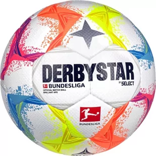 Derbystar Derbystar Bundesliga Brillant APS v22 Ball 1808500022 Wielokolorowe 5 - Piłka nożna - miniaturka - grafika 1
