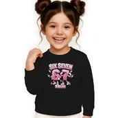 Bluzy dla dziewczynek - BLUZA DZIECIĘCA 67 SIX SEVEN VIRAL 146-152 DLA CHŁOPCA DZIEWCZYNKI - miniaturka - grafika 1
