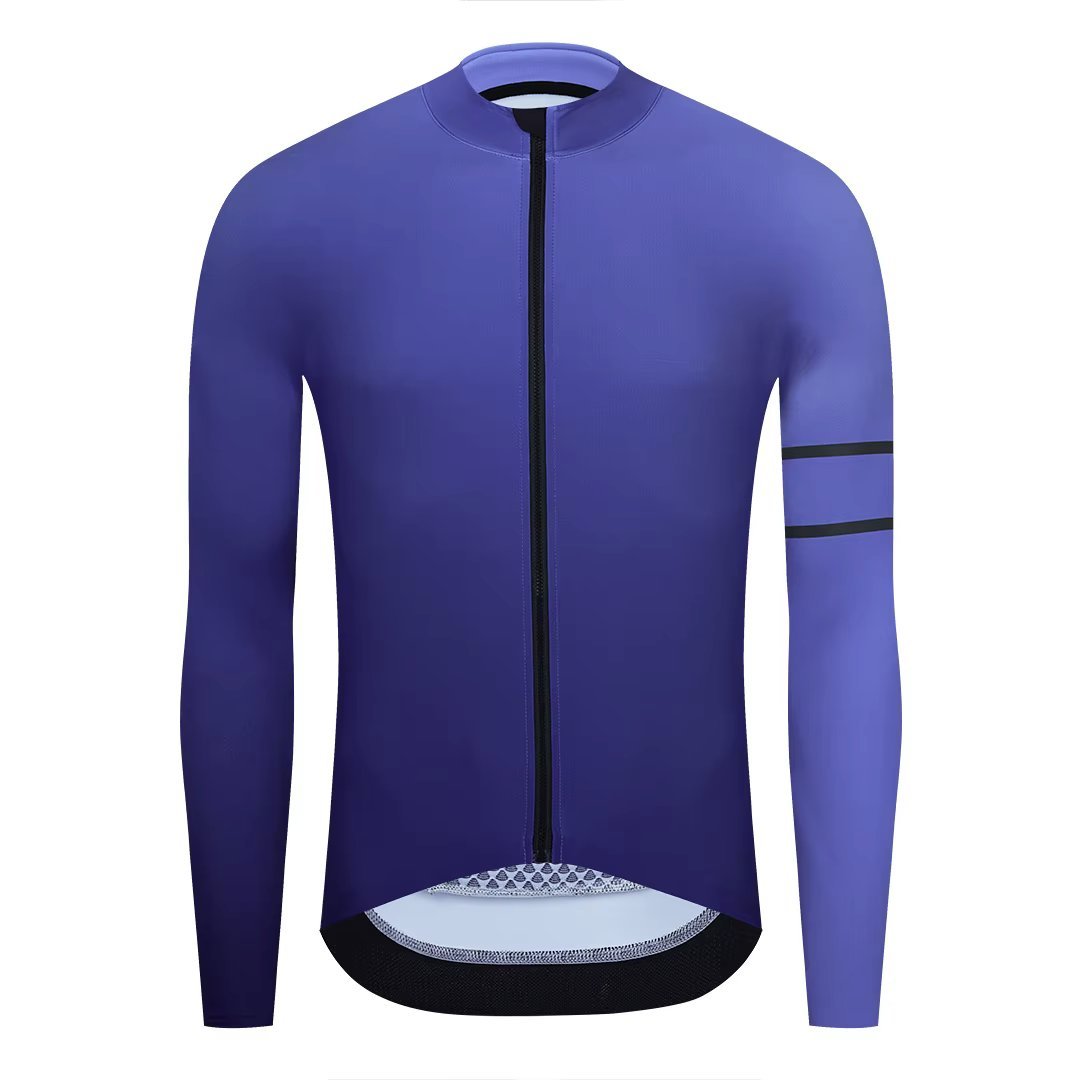 Bluza kolarska YKYW Mens Jacket 10-20st Long Sleeves Thermal Fleece szara gradient S