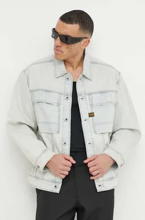 G-Star Raw kurtka jeansowa męska kolor niebieski przejściowa - Kurtki męskie - miniaturka - grafika 1