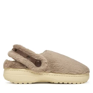 Kapcie Crocs Classic Unfurgettable Clog 211116 Beżowy - Kapcie damskie - miniaturka - grafika 1