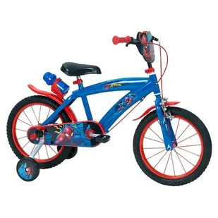 Rower dziecięcy HUFFY Spider-Man 16 cali dla chłopca Niebiesko-czerwony - Rowery - miniaturka - grafika 1